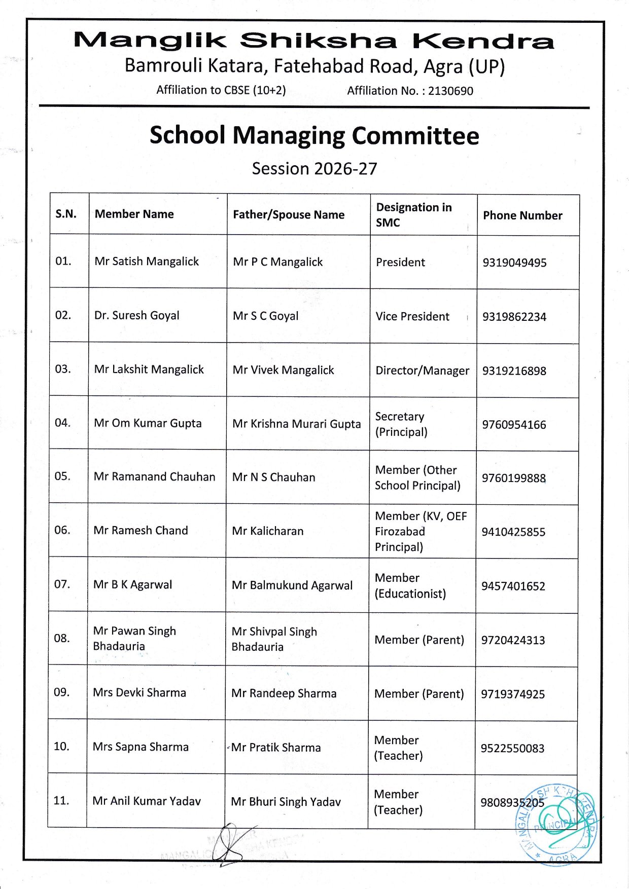 Managing Committee
